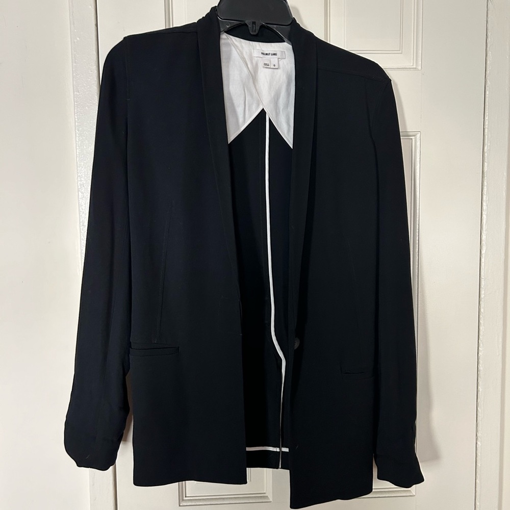 Brand new Helmut Lang black blazer